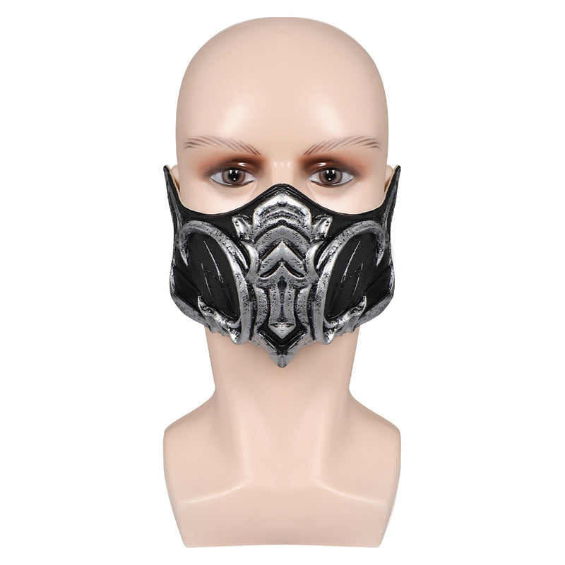 Mortal Kombat 1 Sub-Zero Flashy Latex Helmet Masquerade Masks Party Carnival Halloween Cosplay Costume