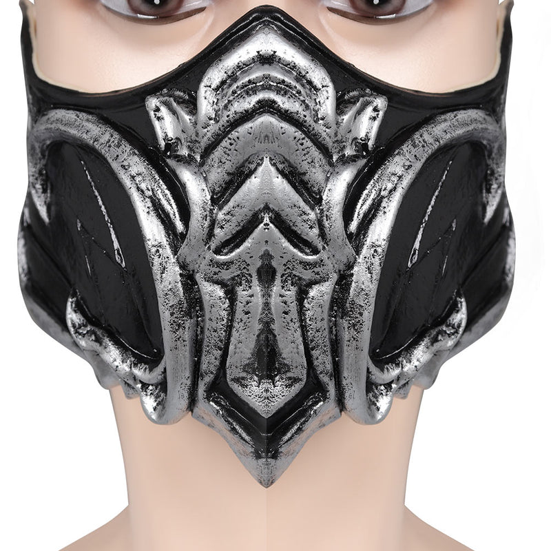 Mortal Kombat 1 Sub-Zero Flashy Latex Helmet Masquerade Masks Party Carnival Halloween Cosplay Costume