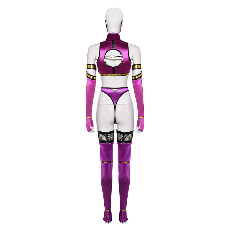 Mortal Kombat Game Mileena Women Purple Sexy Outfit Party Carnival Halloween Cosplay Costume