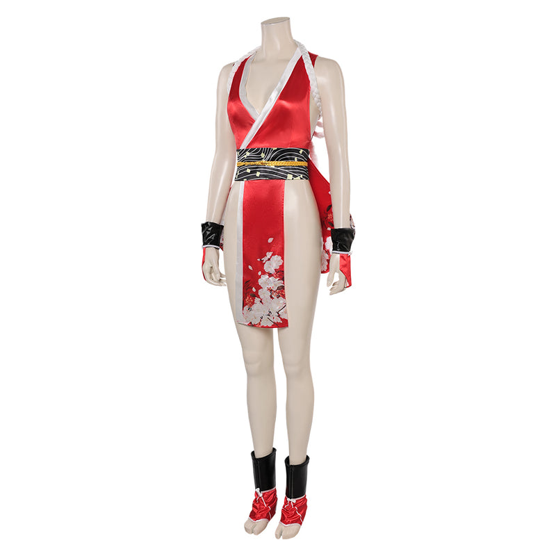 Mortal Kombat Game Nitara Women Red Suit Party Carnival Halloween Cosplay Costume