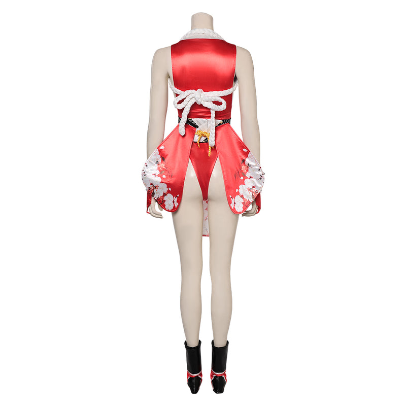 Mortal Kombat Game Nitara Women Red Suit Party Carnival Halloween Cosplay Costume