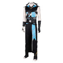 Mortal Kombat Game Quan Chi Black Outfit Party Carnival Halloween Cosplay Costume