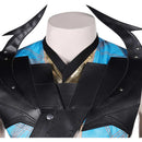 Mortal Kombat Game Quan Chi Black Outfit Party Carnival Halloween Cosplay Costume