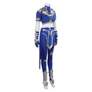 Mortal Kombat Kitana Blue Female Fighter Suit Role Playing Party Carnival Halloween Cosplay Costume