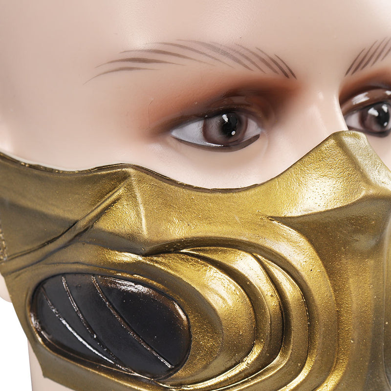 mortal kombat scorpion helmet Mortal Kombat Scorpion Masks Latex Masquerade Party Carnival Halloween Cosplay Costume Props
