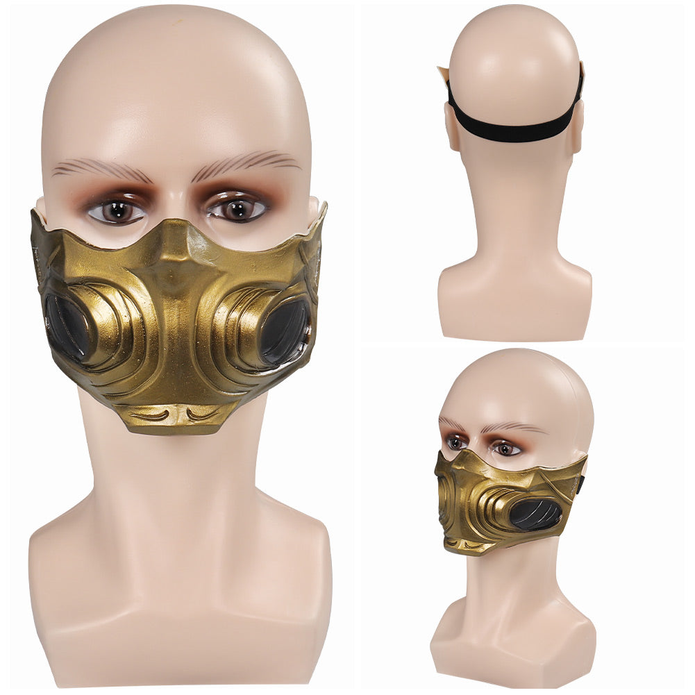 Mortal Kombat Scorpion Masks Latex Masquerade Party Carnival Halloween ...