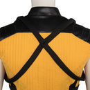 Mortal Kombat Scorpion Men Vest Pants Belt Party Carnival Halloween Cosplay Costume