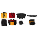 Mortal Kombat Scorpion Men Vest Pants Belt Party Carnival Halloween Cosplay Costume