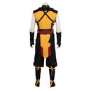 Mortal Kombat Scorpion Men Vest Pants Belt Party Carnival Halloween Cosplay Costume