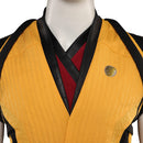 Mortal Kombat Scorpion Men Vest Pants Belt Party Carnival Halloween Cosplay Costume