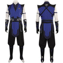 Mortal Kombat Sub-Zero Blue Jumpsuit Party Carnival Halloween Cosplay Costume