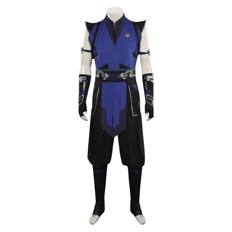 Mortal Kombat Sub-Zero Blue Jumpsuit Party Carnival Halloween Cosplay Costume