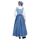 Movie Belle Women Maid Dress Party Carnival Halloween Cosplay Costume