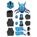 Movie Blue Beetle Jaime Reyes Jumpsuit Outfits Party Carnival Halloween Cosplay Costume