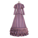 Movie Corpse Bride Victoria Everglot Women Purple Dress Party Carnival Halloween Cosplay Costume