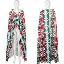 Movie Killers of the Flower Moon Molly Burke Contrasting Pattern Shawl Party Carnival Halloween Cosplay Costume