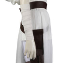 Movie Star Wars: The Last Jedi Rey White Outfits Halloween Carnival Cosplay Costume