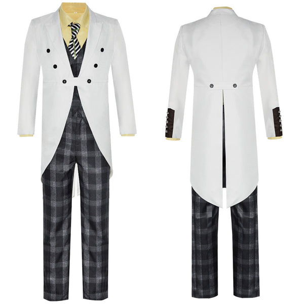 Movie The Batman Jerome  White Tuxedo Outfits Party Carnival Halloween Cosplay Costume