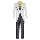 Movie The Batman Jerome  White Tuxedo Outfits Party Carnival Halloween Cosplay Costume