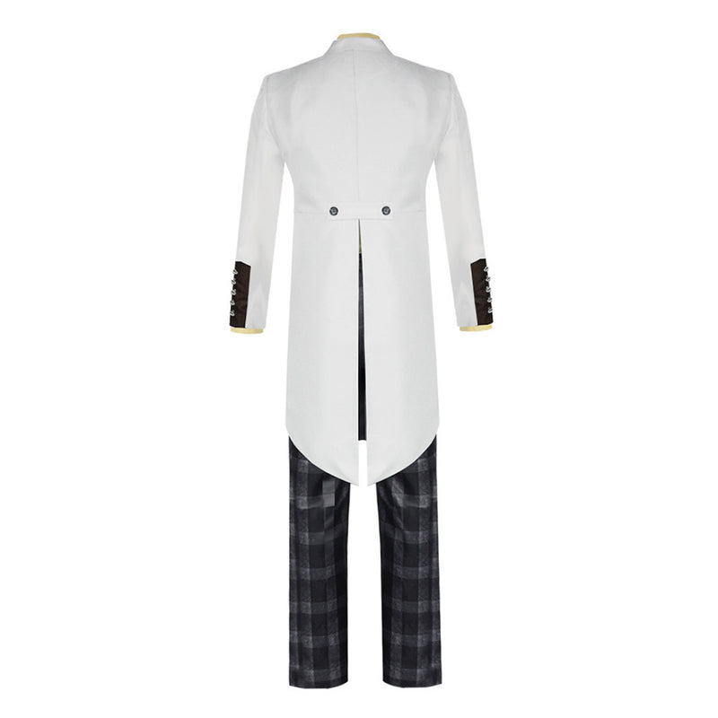 Movie The Batman Jerome  White Tuxedo Outfits Party Carnival Halloween Cosplay Costume