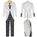 Movie The Batman Jerome  White Tuxedo Outfits Party Carnival Halloween Cosplay Costume