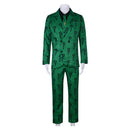 Movie The Batman Riddler Edward Nygma Uniform Outfits Halloween Party Carnival Cosplay Costume