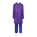 Movie The Dark Knight Joker Kids Boys Purple Outfits Party Carnival Halloween Cosplay Costume