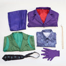 Movie The Dark Knight Joker Kids Boys Purple Outfits Party Carnival Halloween Cosplay Costume