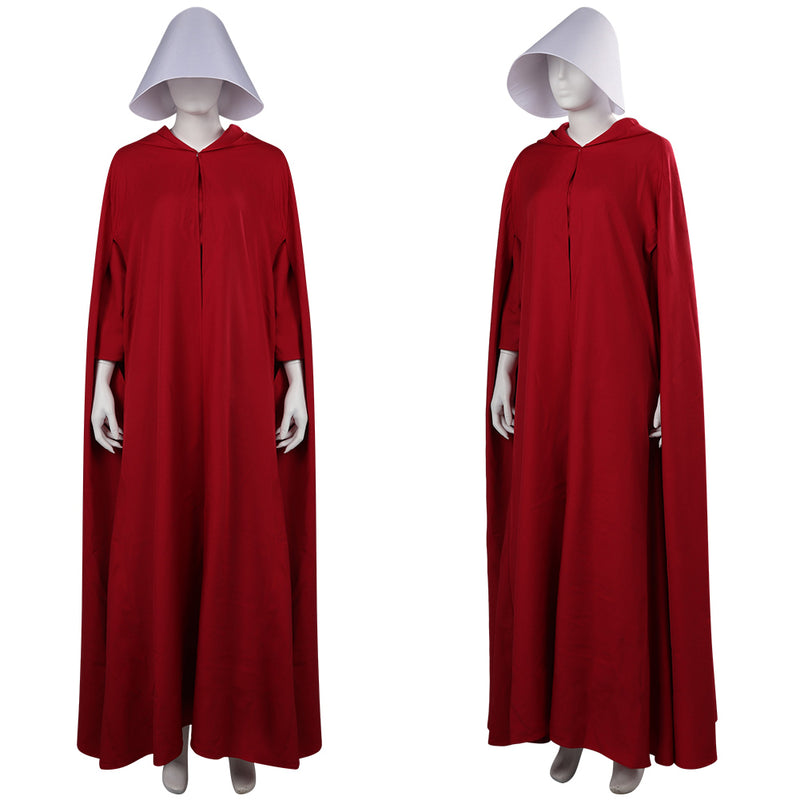 Movie The Handmaid's Tale Red Women Dress Outfits Party Carnival Halloween Cosplay Costume