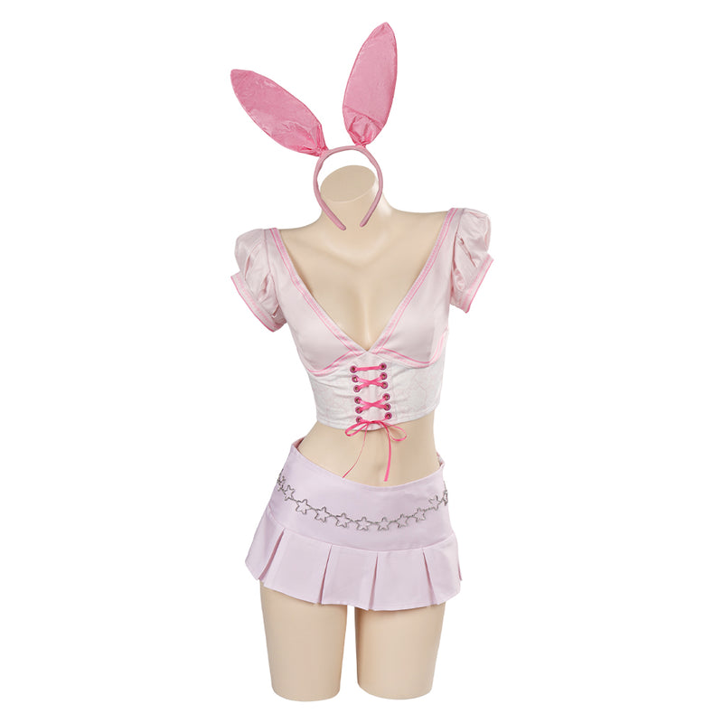 Movie The House Bunny Shelley Darlingson Original Design Bunny Girl Outfits Party Carnival Halloween Cosplay Costume