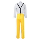 Movie The Mask Jim Carrey Yellow Uniform Outfits Party Carnival Halloween Cosplay Costume