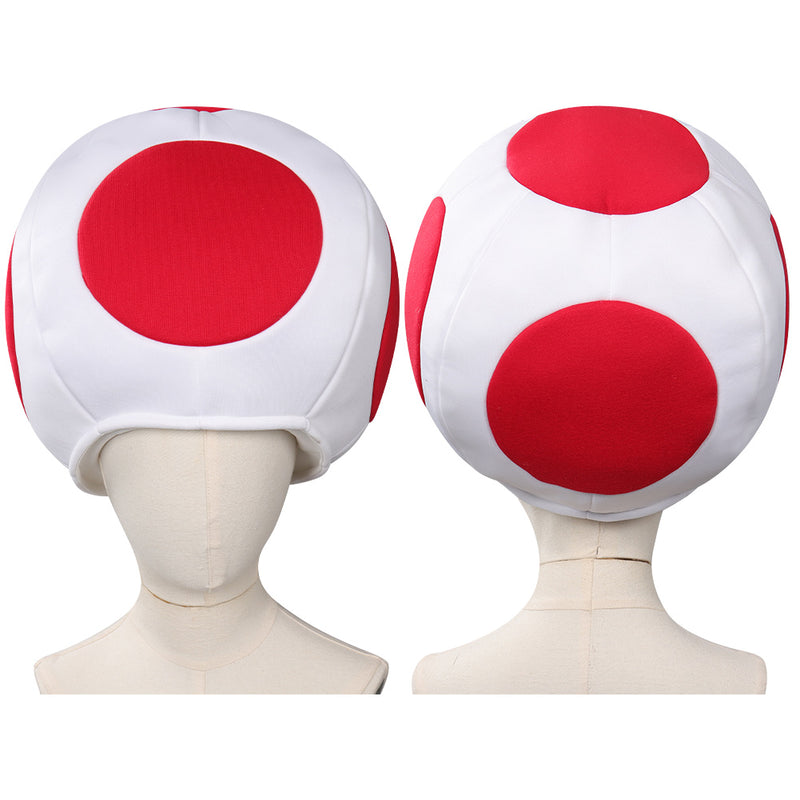 Movie The Super Mario Bro.Toad Kinopio Cosplay Hat Cap Halloween Party Carnival Costume Accessories