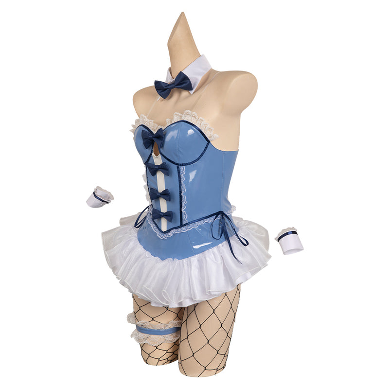 My Dress-Up Darling Kitagawa Marin Blue Sexy Anime Playboy Bunny Girl Party Carnival Halloween Cosplay Costume