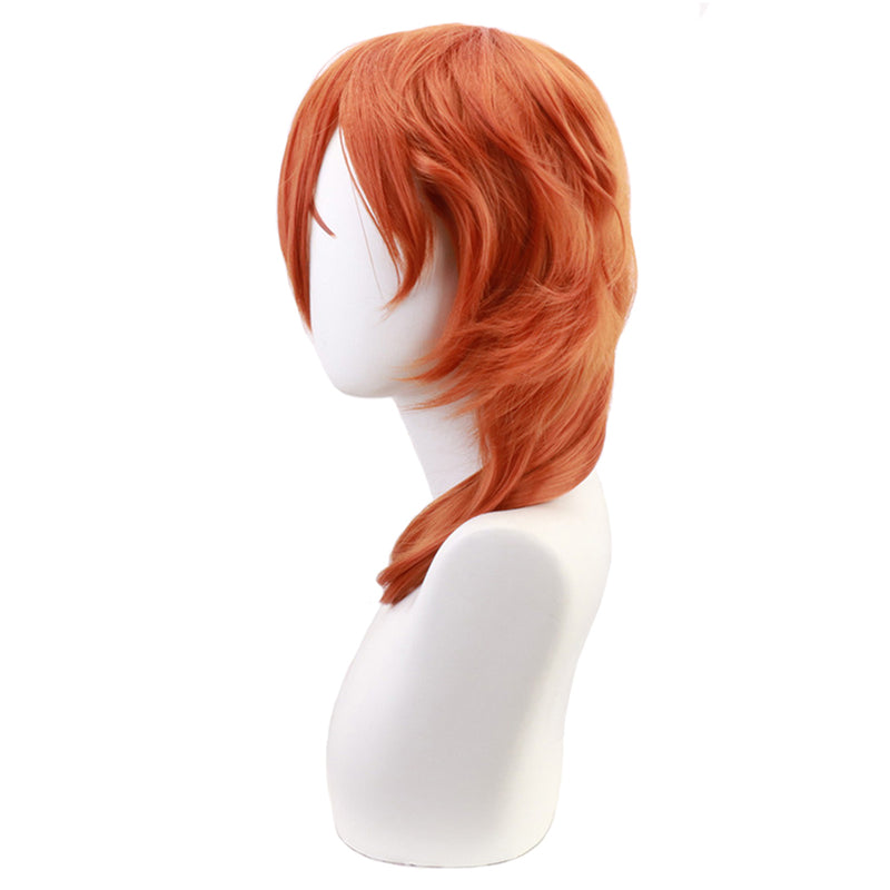 Nakahara Chuuya Cosplay Wig Heat Resistant Synthetic Hair Carnival Halloween Party Props