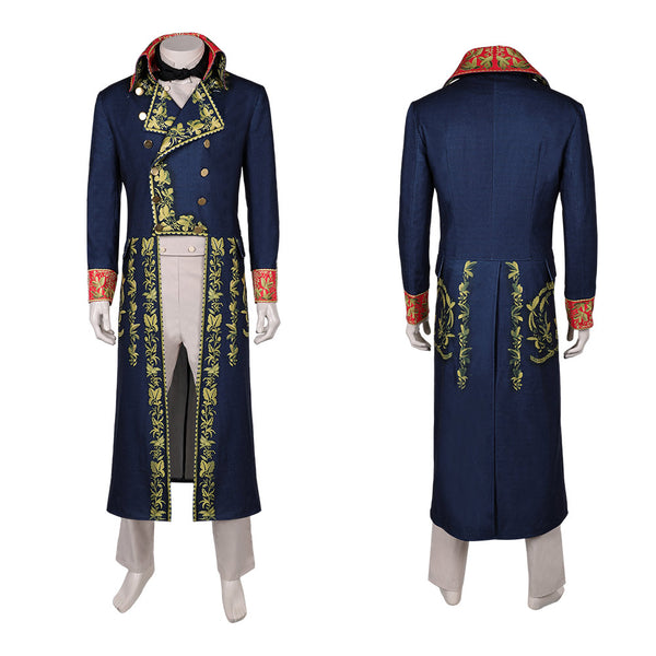 Napoleon 2023 Movie Napoleon Blue Outfit Party Carnival Halloween Cosplay Costume