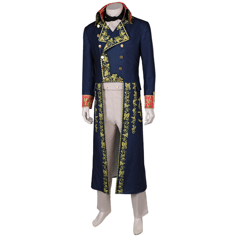 Napoleon 2023 Movie Napoleon Blue Outfit Party Carnival Halloween Cosplay Costume
