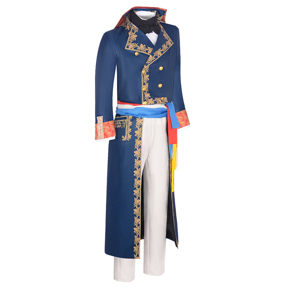 Napoleon 2023 Napoleon Blue Outfit Party Carnival Halloween Cosplay ...