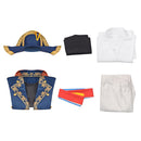Napoleon 2023 Movie Napoleon Blue Outfit Party Carnival Halloween Cosplay Costume