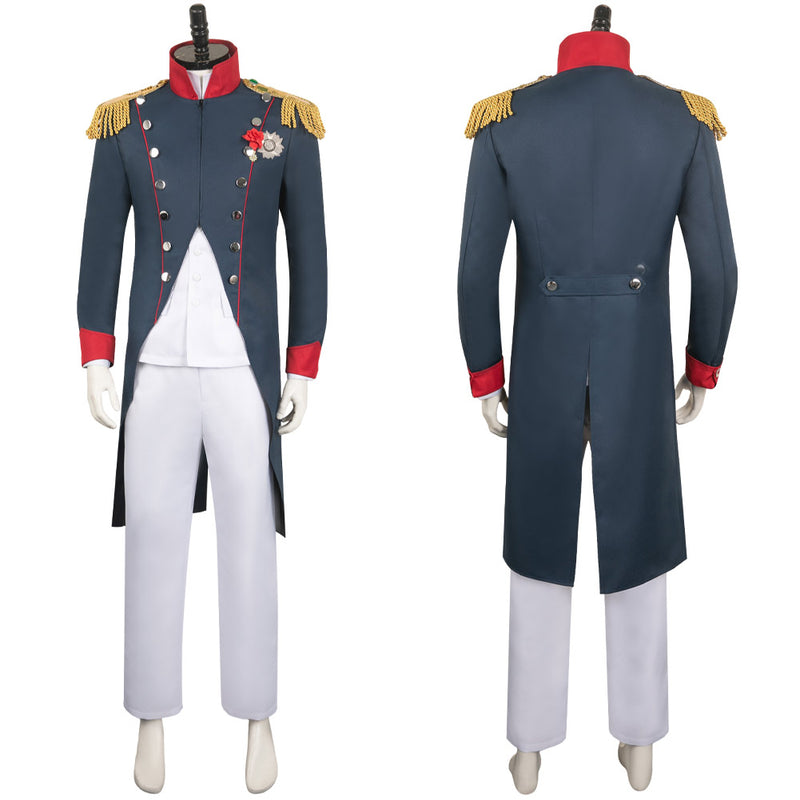 Napoleon 2023 Movie Napoleon Cyan Outfits Halloween Party Carnival Cosplay Costume