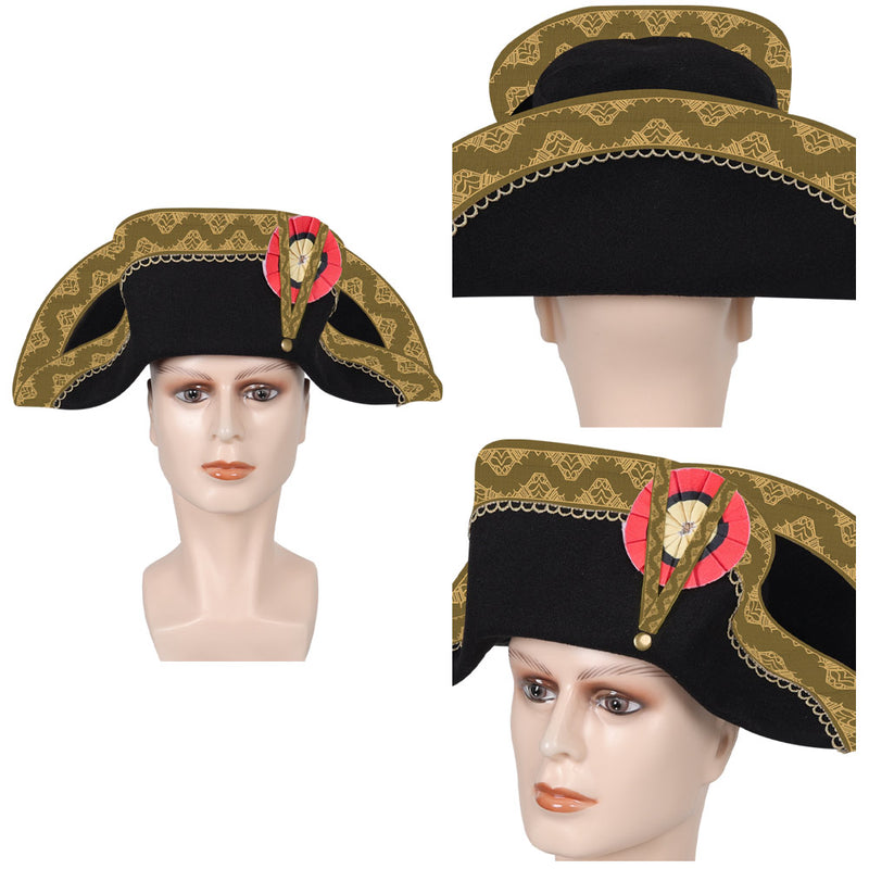 Napoleon Movie Cosplay President Hat Halloween Party Carnival Costume Accessories