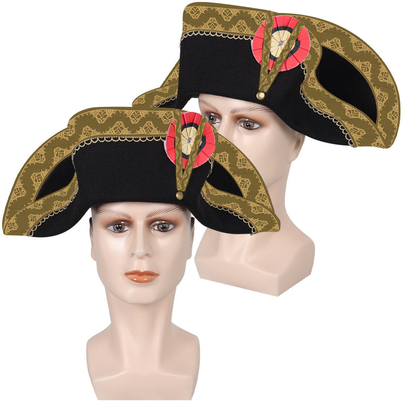 Napoleon Movie Cosplay President Hat Halloween Party Carnival Costume Accessories