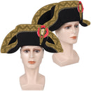 Napoleon Movie Cosplay President Hat Halloween Party Carnival Costume Accessories