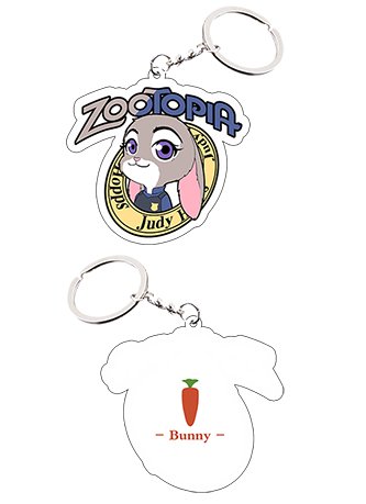 Zootopia Rabbit Judy Keychain Cosplay Accessories - Cossky