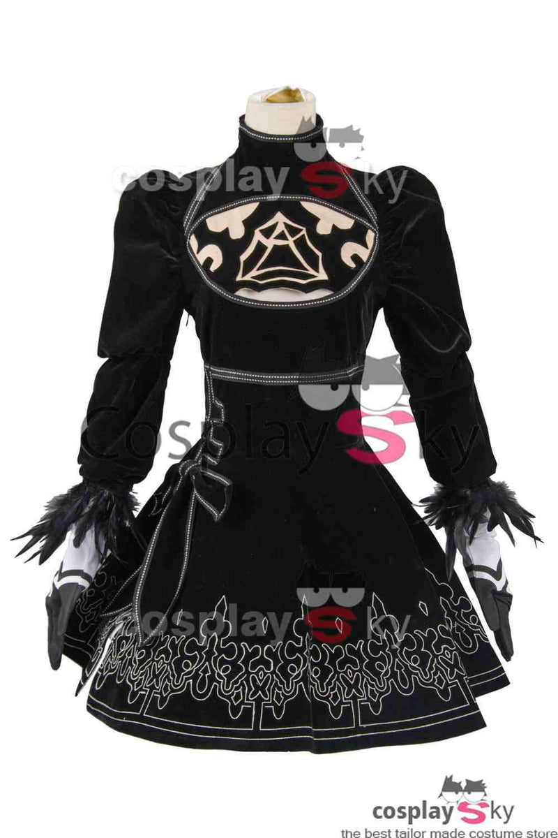 NieR:Automata 2B Uniform Dress Cosplay Costume