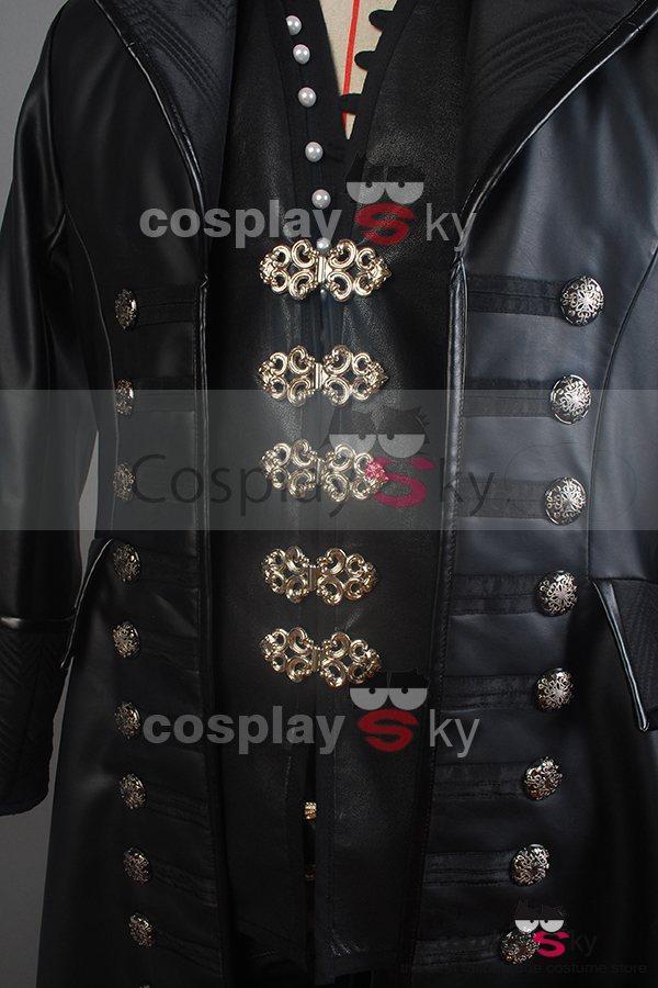 Once Upon A Time Captain Hook Halloween Carnival Suit Cosplay Costume