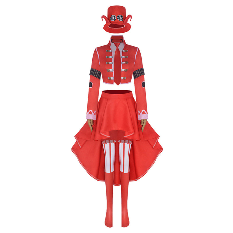 One Piece Anime Belo Betty Women Red Suit Party Carnival Halloween Cosplay Costume