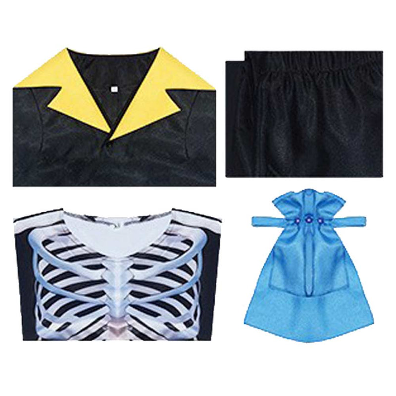 One Piece Anime Brook Black Outfit Party Carnival Halloween Cosplay Costume