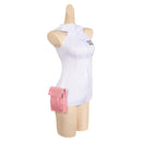 One Piece Anime Egghead Arc Nami Women White Suit Party Carnival Halloween Cosplay Costume