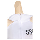 One Piece Anime Egghead Arc Nami Women White Suit Party Carnival Halloween Cosplay Costume