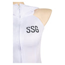 One Piece Anime Egghead Arc Nami Women White Suit Party Carnival Halloween Cosplay Costume